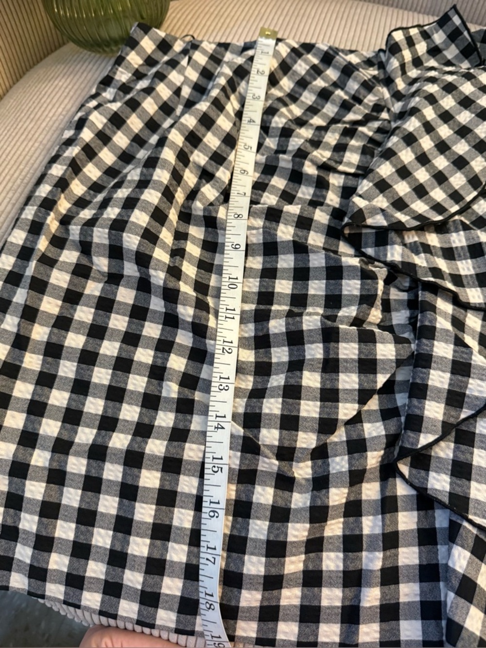 Final Price. H&M Ruffle gingham skirt - Picture 7 of 8